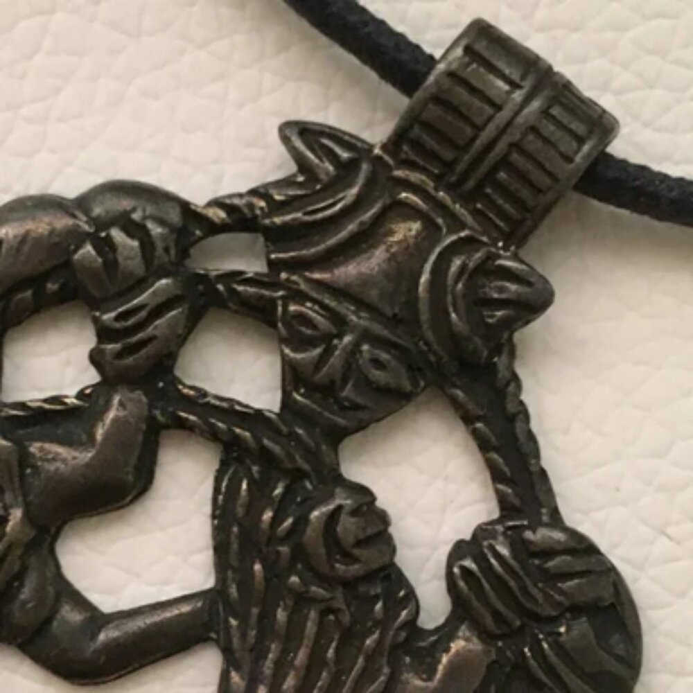 Vintage Norse Loki’s Binding Pendant | Viking Mythology Trickster God